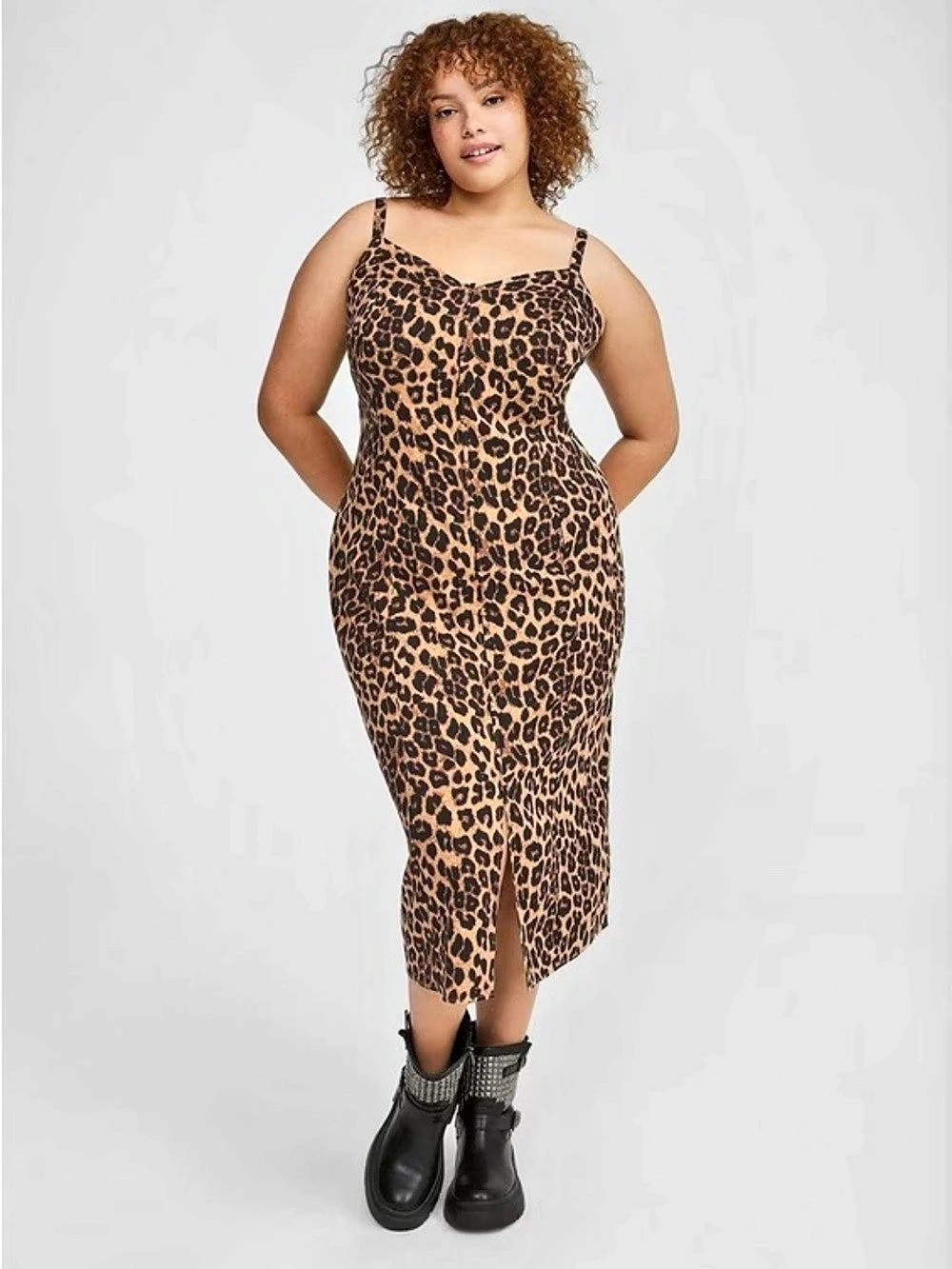 Torrid Tea Length Stretch Challis
Lace-Up Slip Dress